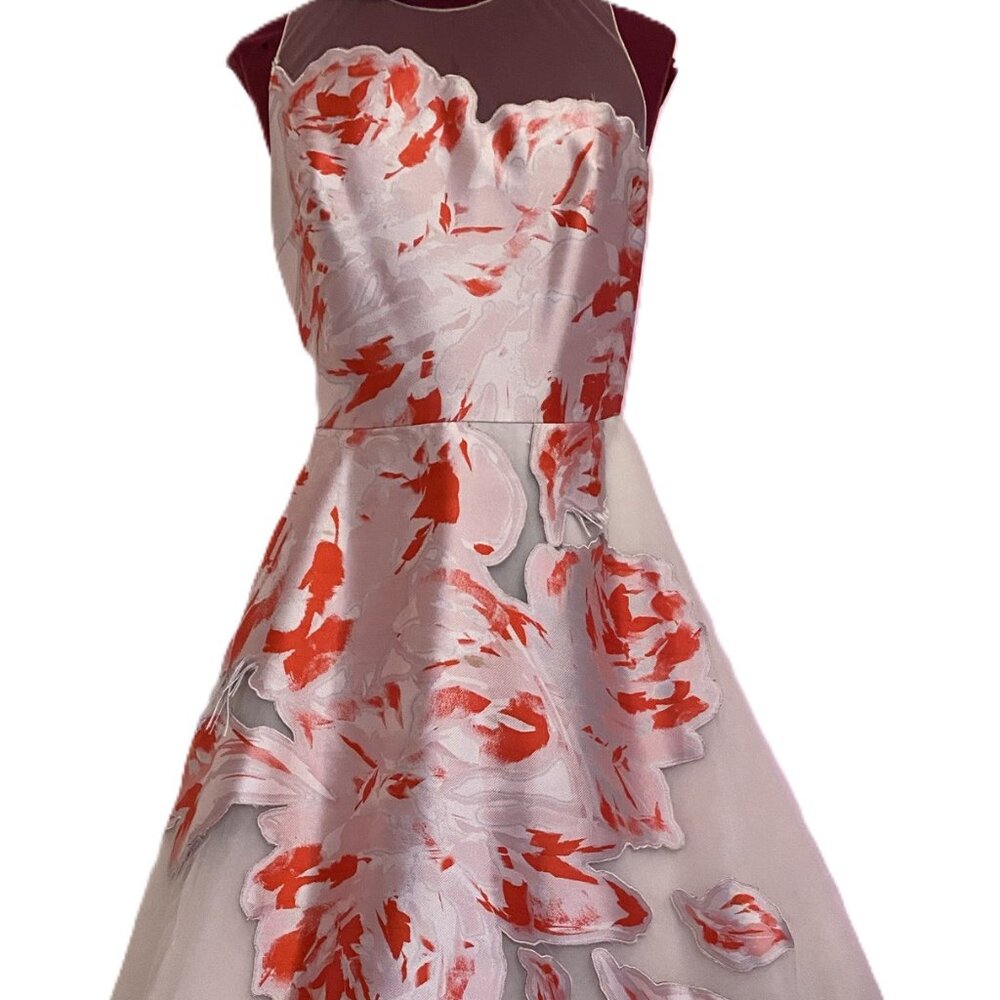 NOIR by Sachin & Babi Floral Applique Gown-Size 4